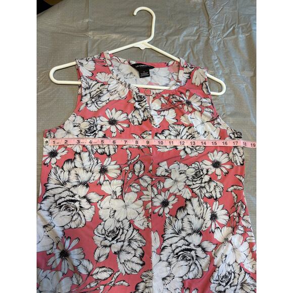 Women’s Liz Claiborne  sleeveless floral top size small - Picture 5 of 6